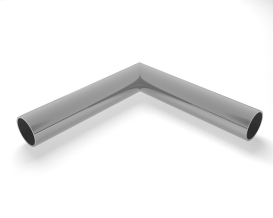 90° flush joiner for Ø 35 mm wall or baluster-mounted handrail.