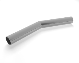 135° flush joiner for Ø 35 mm wall or baluster-mounted handrail.