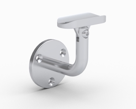 Saddle support for Ø 35 mm wall handrail.